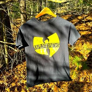 Wu Wear Black Yellow Wu-Tang Graphic T-Shirt Shirt Men’s Unisex Size S Small